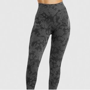Gymshark Charcoal Camouflage Leggings